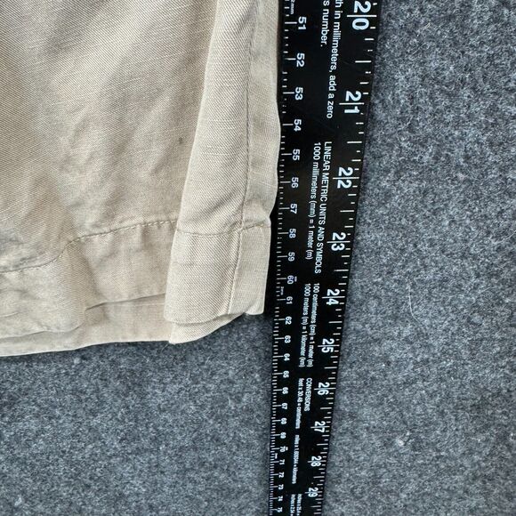 Eileen Fisher Pants Women's Medium Beige Pull On Lightweight Elastic Waist - Picture 5 of 10